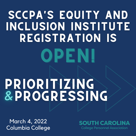 SCCPA Equity & Inclusion Institute Graphic